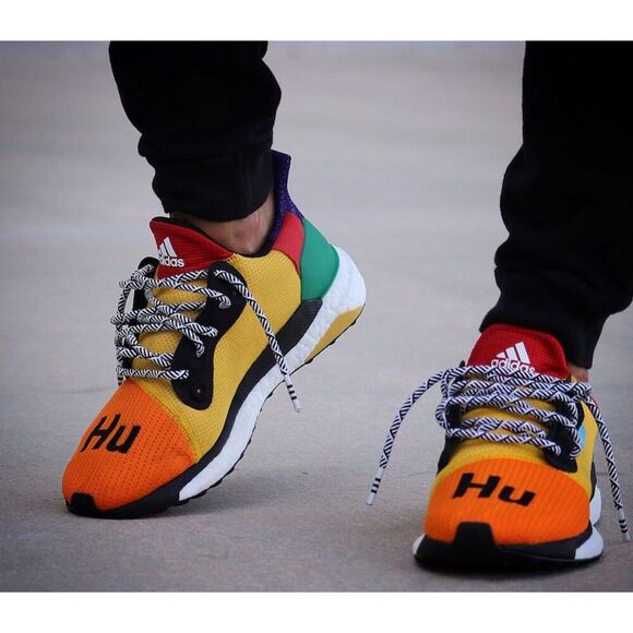 adidas Shoes - ADIDAS ATHLETIC SHOES Solar Hu Glide ST WOMEN Size 7.5 US PRIMARY COLORS ORANGE
